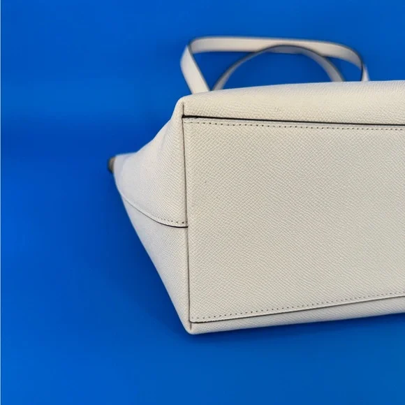 Coach Chalk Pebbled Leather Gallery Tote BagNWT & COA